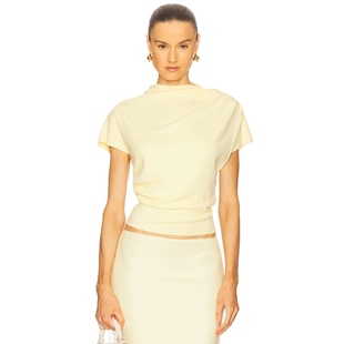 Line & Dot WALKER 上装 柠檬色 y2k辣妹风REVOLVE小众