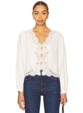 [冬季新品]CAMI NYC YURI 衬衫 白色 REVOLVE小众