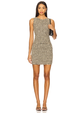 [春季新品]MORE TO COME 格纹无袖上衣短款半身裙两件套REVOLVE