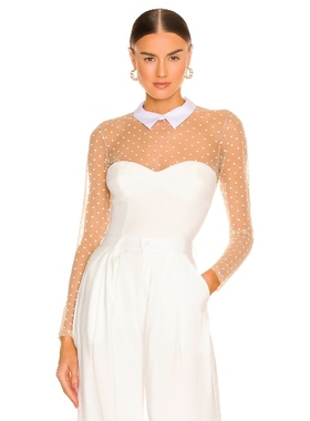 fleur du mal COLLARED 薄纱紧身衣裤REVOLVE小众新