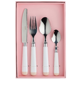 In The Roundhouse White Dipped 16 Piece Cutlery Setrevolve时