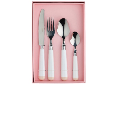 In The Roundhouse White Dipped 16 Piece Cutlery Setrevolve时