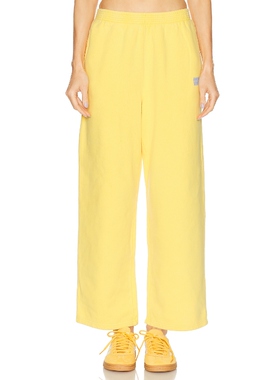 American Vintage PLIZZY 运动裤 黄色 美式休闲风REVOLVE小众新