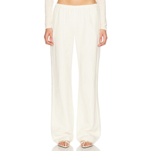 [秋冬新品]Enza Costa 长裤 奶油色REVOLVE小众新款