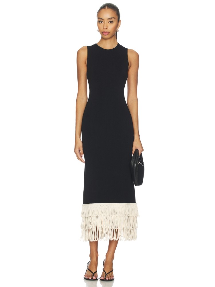 SIMONMILLER ALBERS KNIT 裙子 revolve小众新款 Black,Ivory,女装/女士精品,连衣裙,淘宝优惠券,粉丝福利购,淘宝优惠卷