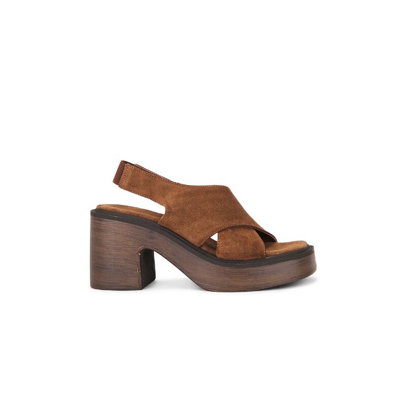Free People CORA 木底鞋 revolve小众新款 棕色