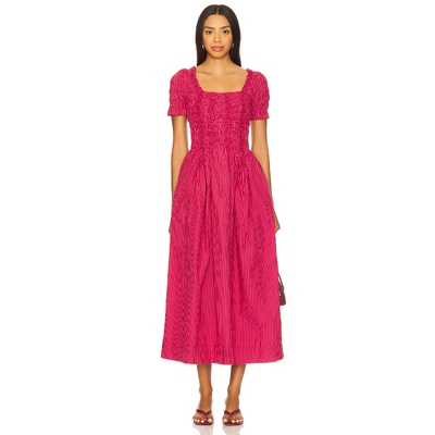 Damson Madder RAPHAELA 裙子 酒红色REVOLVE小众新款