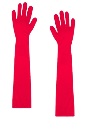 Anna October MANON LONG 手套 红色REVOLVE小众新款