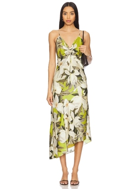 ALLSAINTS ALEXIA 长裙 绿色REVOLVE小众新款