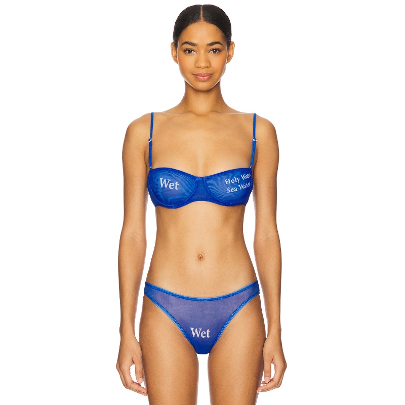 Di Petsa WET SCRIPT 胸罩 靛蓝REVOLVE小众新款