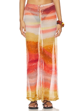 vitamin A PETRA 长裤 橙色 美式休闲风REVOLVE小众新款