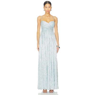 Lovers and Friends ASHLEY 长裙 Baby BlueREVOLVE小众新款