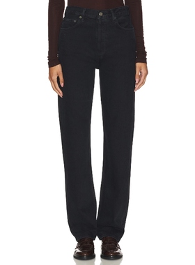 AGOLDE 90'S PINCH WAIST 高腰直筒款 黑色 美式复古风REVOL