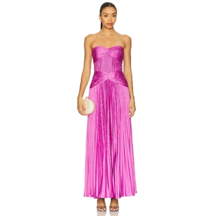 淡紫色REVOLVE小众新款 长裙 DEL AMUR