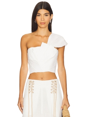 JBQ Opal 上装 白色 y2k辣妹风REVOLVE小众新款