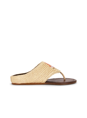 FARM Rio RAFFIA ICONS FLAT 凉鞋 26早秋新品 revolve小众新款