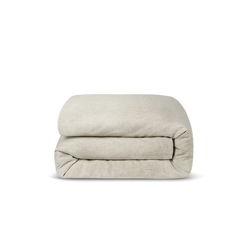 Piglet in Bed Plain Linen Duvet Cover 米色REVOLVE小众新款
