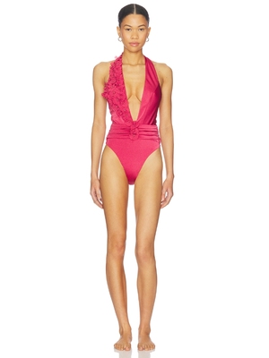 PatBO Sunstone Plunge Bodysuit revolve小众新款 粉红胭脂系列