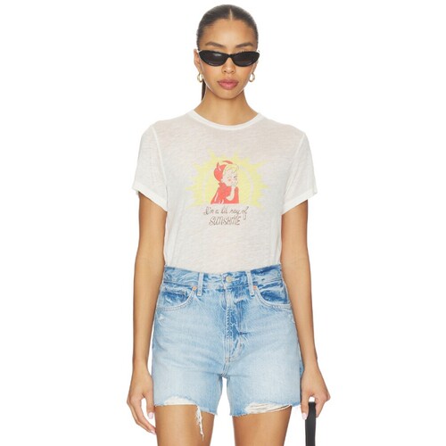 RE/DONE RAY FOR SUNSHINE 图案T恤 revolve小众新款