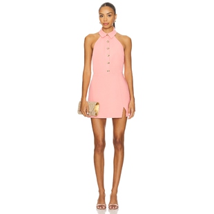 [春季新品]Lovers and Friends ALLY 裙子 珊瑚色REVOLVE小众