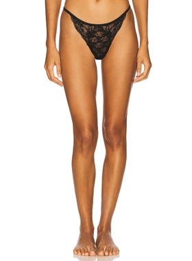 Hanky Panky x Lexi Wood Stephanie Tanga 黑色 REVOLVE小众新款