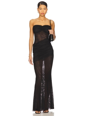 [冬季新品]Bananhot ERICA 裙子 黑色REVOLVE小众