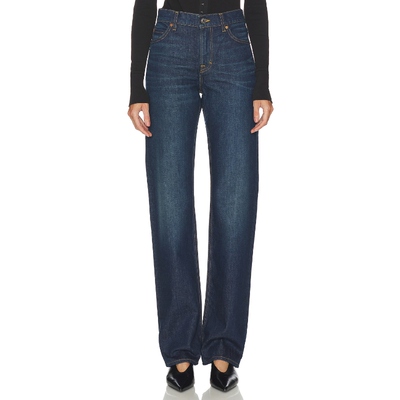 GRLFRND GRAHAM LOW 长裤 蓝色REVOLVE小众新款