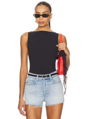 [冬季新品]EAVES RIAN 紧身服 黑色y2k辣妹风REVOLVE小众