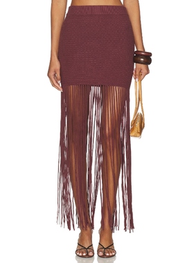 OSIS STUDIO LIBBY 半身裙 淡紫色REVOLVE小众新款