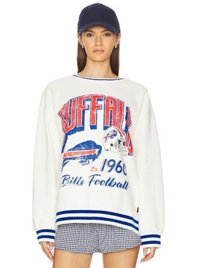 The Wild Collective BUFFALO BILLS 运动衫 奶油色 运动复古风RE