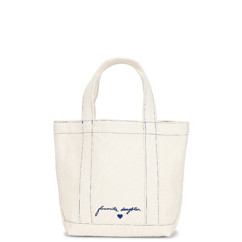 Favorite Daughter米白色帆布通勤风早秋新品手提包REVOLVE