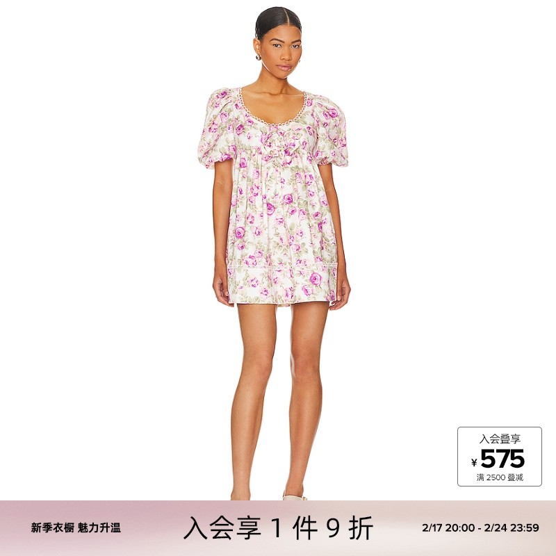 For Love & Lemons MILANI 连衣裙revolve时尚小众新品