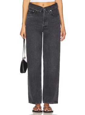 [冬季新品]AGOLDE Echo Taper 牛仔裤 水洗黑色 复古REVOLVE