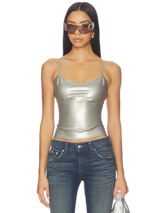 POSTER GIRL WHISTLE 上装 revolve小众新款 Metallic Silver, gr