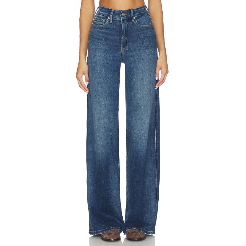 Good American SOFT TECH GOOD SKATE 阔腿 蓝色 美式复古风REVOL