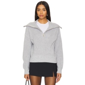 THE WAYS 翻领毛衣高级感灰色休闲针织衫 ALL REVOLVE冬季 保暖