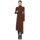 JETT针织连衣裙棕色复古风长裙内搭REVOLVE小众 A.L.C. 冬季 新品