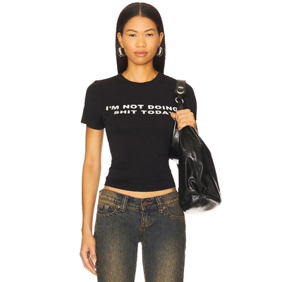 [冬季内搭]Shuan舒安同款superdown T恤美式修身型短袖上衣REVOLV