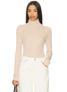 [冬季新品]Enza Costa Layering Turtleneck Sweater 米色REVOLVE