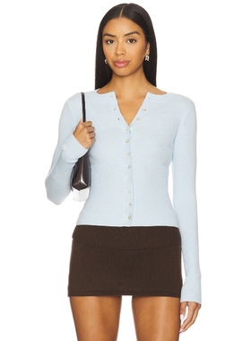 Frankies Bikinis LENON CLOUD KNIT 毛衣 Baby BlueREVOLVE小众