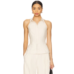 春季 Top 新品 Eve 奶油色REVOLVE小众新款 SOVERE