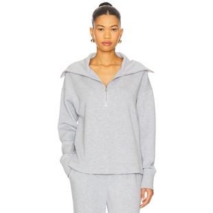 [春季新品]Varley卫衣长袖翻领拉链休闲通勤上衣REVOLVE冬季保暖