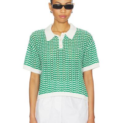 Stitches & Stripes TINSLEY 马球T恤 revolve小众新款