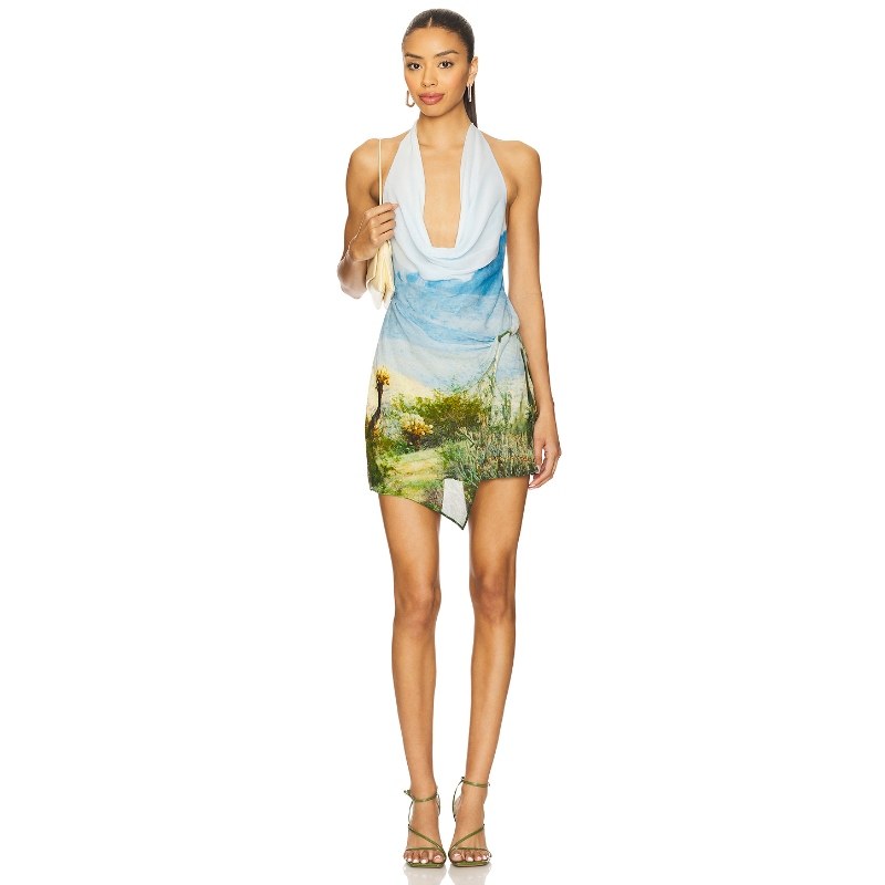 Significant Other KYRA 连衣裙女夏 蓝色REVOLVE小众新款