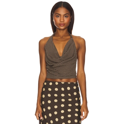 With Jean CASPER 上装 棕色 REVOLVE小众新款