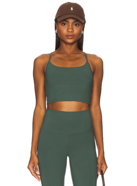 Varley FREESOFT HARLEY 比基尼文胸上装 深绿色REVOLVE小众新款