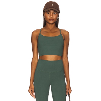 Varley FREESOFT HARLEY 比基尼文胸上装 深绿色REVOLVE小众新款