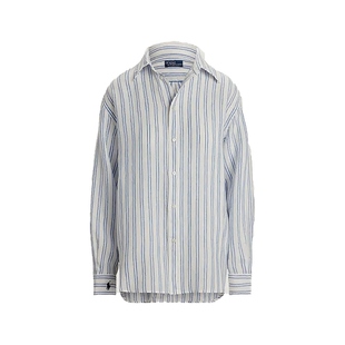 蓝色条纹宽松衬衫 拉夫劳伦 上装 REVOLVE新款 Ralph Polo Lauren