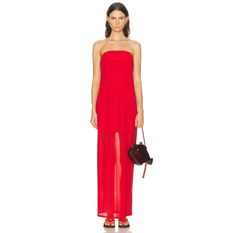 Staud LILIANA 连衣裙 26春夏新品 revolve小众新款
