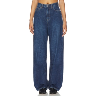 阔腿 DONNA 蓝色 美式 Dr. 复古风REVOLVE小众新款 Denim